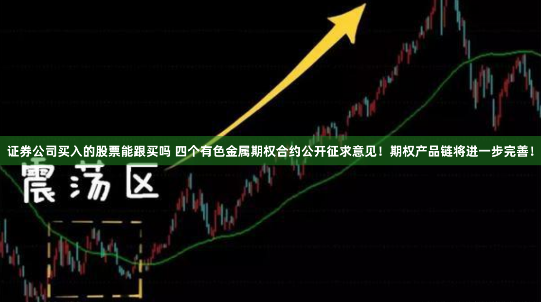 证券公司买入的股票能跟买吗 四个有色金属期权合约公开征求意见！期权产品链将进一步完善！